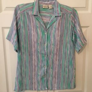 Allison Daley button-down Blouse.  NWOT  Size 10